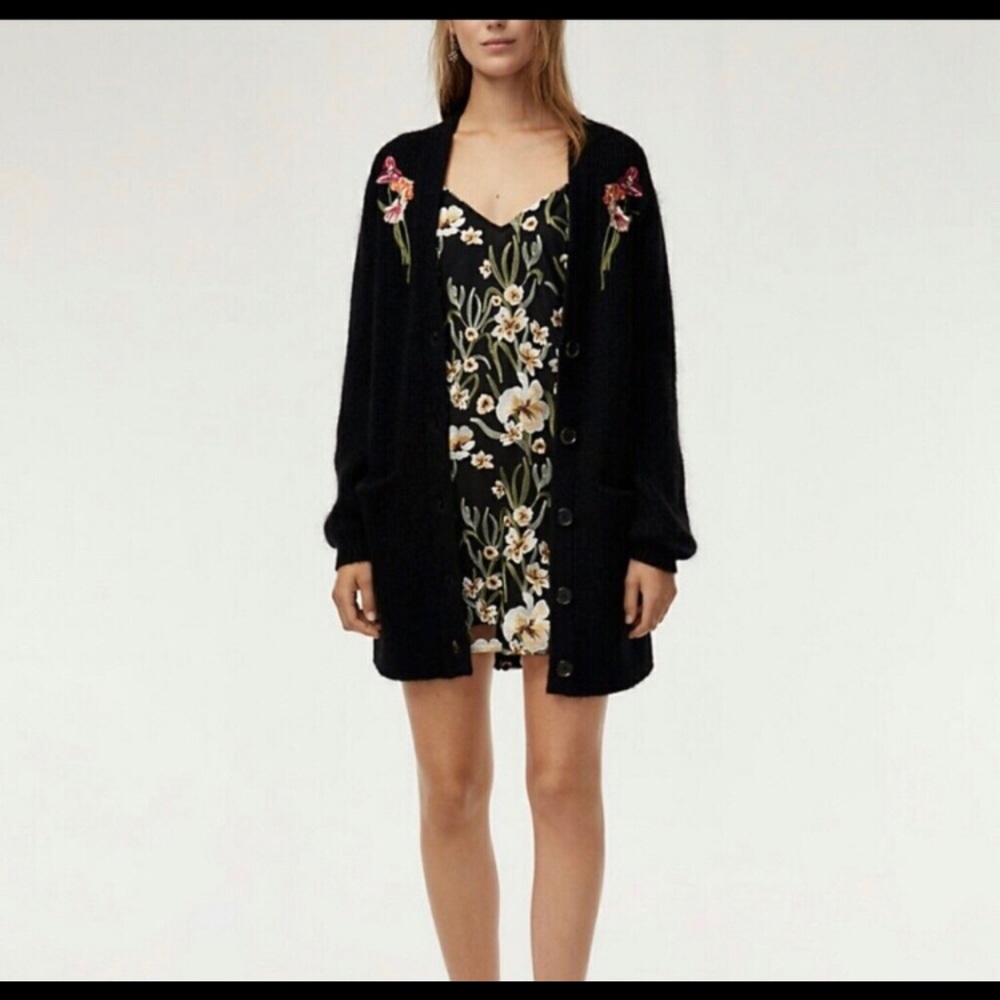 Aritzia Little Moon Blossom Cardigan